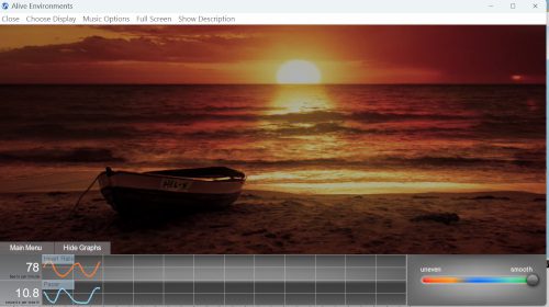 Relaxing Biofeedback Incoming Tides from Alive